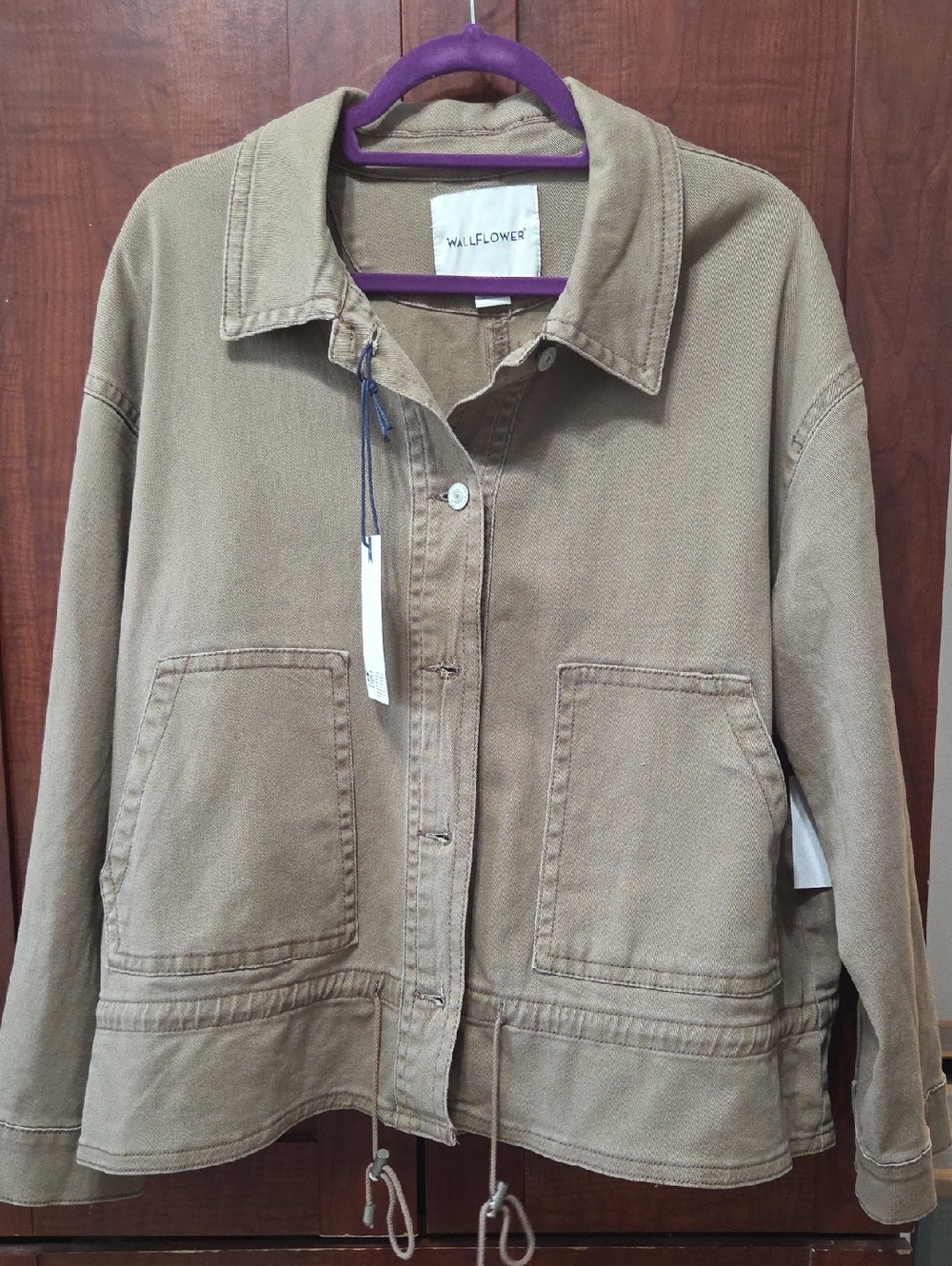 Wildflowers Utility Jacket in Tan